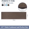 thumbnail image 5 of Anti Fatigue Mat, Yamaziot 17"x59" Kitchen Runner Rug, 0.4" Thickness Comfort Cushioned Standing Mat, Waterproof, Non-Slip, Brown, 5 of 8