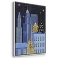 thumbnail image 3 of Holiday Night Collection B - Framed Gallery Wrapped Holiday Canvas - 25 x 37 - White Frame, 3 of 8