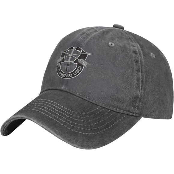 Badge of Special Forces Pattern Printing Baseball Cap for Men Women Dad Hat Adjustable Cap Black