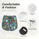 thumbnail image 4 of Balery cute Skull organ Pantalones cortos deportivos para mujer con forro y dos bolsillos, elásticos, para entrenamiento, gimnasio, yoga-XX-Large, 4 of 7