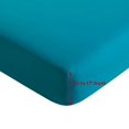 thumbnail image 4 of Hong and Arts Inc. Marina Decoration Ultra Soft Silky Deep Pocket Solid Rayon from Bamboo All Season Bedding Pleated Sheet Set Teal - Twin, 4 of 5