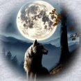 thumbnail image 2 of CafePress - Wolf Howling At The Full Moon Portrait Body Suit - Cute Infant Bodysuit Baby Romper - Size Newborn - 24 Months, 2 of 3
