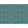 thumbnail image 1 of Ahgly Company Indoor Rectangle Patterned Sapphire Blue Area Rugs, 5' x 7', 1 of 1