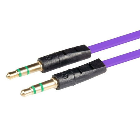 Insten 3.5mm Stereo Audio Extension Cable 3' Purple for Android Smartphone Cell Phone iPhone iPod iPad Mini 5 iPad Air 2019 Tablet Laptop PC Computer Speaker MP3 MP4 Player Handheld Game (Best Iphone Adventure Games 2019)