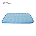 thumbnail image 3 of Methold 1 alfombrilla para mascotas, sofá absorbente de agua de refrigeración, almohadilla para mascotas, alfombrilla plegable portátil de fibra Suministros para gatos azul XS (40*30 cm) Methold PT000489-01, 3 of 6