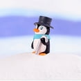 thumbnail image 4 of Cute Winter Penguin Figurine - Adorable Desktop Ornament for Micro Decoration for Home and Seasonal Décor, 4 of 7