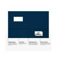 thumbnail image 2 of LUXPaper 9 x 12 Presentation Folder, Nautical Blue Linen, 1000/Pack, 2 of 4
