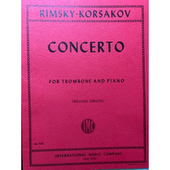 INT1583 - Rimsky-Korsakov - Concerto For Trombone and Piano