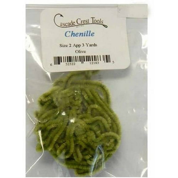 Cascade Crest Rayon Chenille, Large/Black