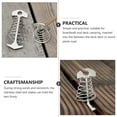 thumbnail image 3 of Miangastore Metal Tent Stakes Stainless Steel 2Pcs 2.75X1.18X1.18 Inch, 3 of 9