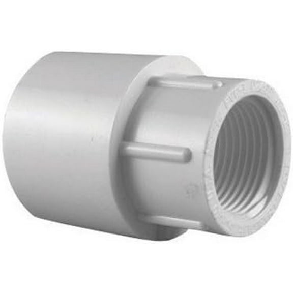 Pipe Reducing Adapter Sch 40 Pvc 3/4 " X 1 "