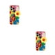 thumbnail image 3 of Monstrate Flower Phone Case with Wrist Band INS Shell Skin Style Full Fashion Shock-poof Protector Coverage Oil Painting Cover Type3 NO3, 3 of 6