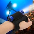 thumbnail image 3 of Lightweight Adjustable Diving Flashlight Holster, Flashlight Holster, Cycling Lighting Torch Pouch, Cycling for Left Hand Diving Flashlight Holster, 3 of 8