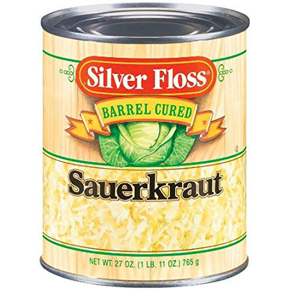 12 PACKS Silver Floss Sauerkraut Barrel Cured 24 Pack