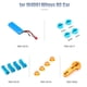 thumbnail image 5 of Para WLtoys 104001 1/10 RC Car 4 Uds cubo hexagonal de rueda, 5 of 8