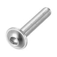 thumbnail image 3 of Uxcell M3 x 18mm 304 Stainless Steel Flanged Button Head Socket Cap Screws 100 Pack, 3 of 5