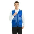 thumbnail image 1 of TOPTIE Adult Mesh Vest Zipper Supermarket Team Volunteer Multi-pocket Uniform Vest, 1 of 6