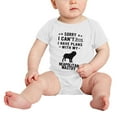 thumbnail image 2 of Sorry I Can't I Have Plans With My Neapolitan Mastiff Love Pet Dog Cute Baby Jumpsuits (White, 0-3 Months), 2 of 5