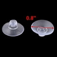 thumbnail image 3 of Uxcell Dorm Rubber Door Glass Window Board Sucker Pad Suction Cups Clear 2cm Dia 40pcs, 3 of 3
