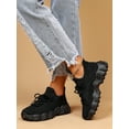thumbnail image 6 of Women Lace-Up Front Chunky Breathable Mesh Sneakers, 6 of 7
