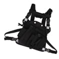 thumbnail image 5 of Radio Chest Harness Bag Oxford Cloth Universal Walkie Talkie Chest Pocket with Adjustable Shoulder Strap, 5 of 8