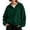 Green, variant on Vivianyo HD Women's Polka Dot Half Zip Collared Sweatshirt, Boxy Long Sleeve Pullover with Pockets, Fall Printed Top for Casual Meetups and Errands, Sizes S-3XL