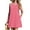Pink, variant on Fantaslook Color Block Dresses for Women Summer Casual Beach Sundress Sleeveless Tank Trendy Mini Dresses
