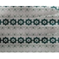 thumbnail image 4 of oneOone Georgette Viscose Dark Teal Blue Fabric Geometric Block Craft Projects Decor Fabric Printed By The Yard 42 Inch Wide, 4 of 4