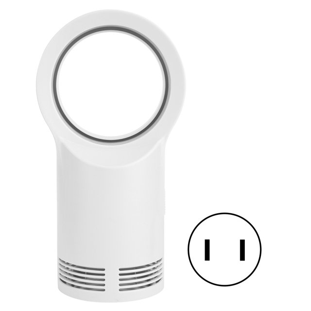Calentador, Calentador Eléctrico Portátil, Calentador De Ventilador, Para Dormitorio De Oficina ANGGREK Enchufe blanco de EE. UU. 110V