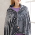 thumbnail image 6 of HIBIBUD 2026 New Heated Blanket Wrap, Cozy & Snuggy Electric Shawl for Women, Washable, Auto Shut-Off, Reversible Snuggie Heated Blanket for Home, Lounging, Office, Travel, Cold Weather, Relaxation., 6 of 7
