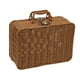 thumbnail image 1 of Cesta de mimbre tejida, caja de paja con asas, caja de ratán vintage SG, 1 of 9