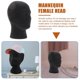 thumbnail image 4 of 2Pcs Wig Display Heads Male Foam Mannequin Wig Stand Wig Holder Hat Display Stand, 4 of 4