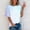 Light Blue #5, variant on Spring Tops for Women 2025 Women's Short Sleeve Round Neck Casual Tops Fashion Printed T-Shirt Blouse, Sizes S-5XL
