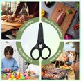 thumbnail image 7 of FACEGA Scissors All Purpose,Pointed 3.5" Fabric Scissors,Straight Handle Craft Scissors,Black, 7 of 7