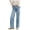 Retro Blue, variant on Women's Mid-Rise Stretchy Baggy Jeans Trendy Y2K Straight Leg Boyfriend Jeans Loose Fit Wide Leg Casual Denim Trousers