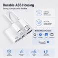 Micro SD Card Reader Adapter for iPhone 17 16 15 14 Pro Max for Apple ...