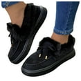 thumbnail image 3 of Mepaouo Winter Slip on Loafers for Women Fleece Lined Snow Boots Casual Moccasins Outdoor Walking Shoes, 3 of 5