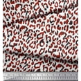 thumbnail image 2 of Soimoi Polyester Crepe Fabric Leopard Animal Skin Printed Craft Fabric by The Yard 42 Inch Wide, 2 of 3