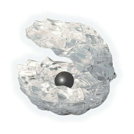 UPC: 0689623210111 | Areyougame.Com Black Pearl in Clear Shell – 48 Pieces 3D Crystal Puzzle