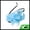 Blue, variant on Unique Bargains 1 Pack Elegant Lily Princess Half Face Party Mask Silver Tone