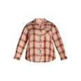 thumbnail image 2 of Terra & Sky Women's Plus Plaid Button-Down Shirt, Sizes 0X-5X, 2 of 5