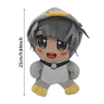 thumbnail image 5 of Gugugaga Penguin Stuffed Animal, 9.84" Gray Penguin Plush Doll Cute Stuffed Animals Toys Hot Meme Figurines,Christmas Birthday Gifts, 5 of 9
