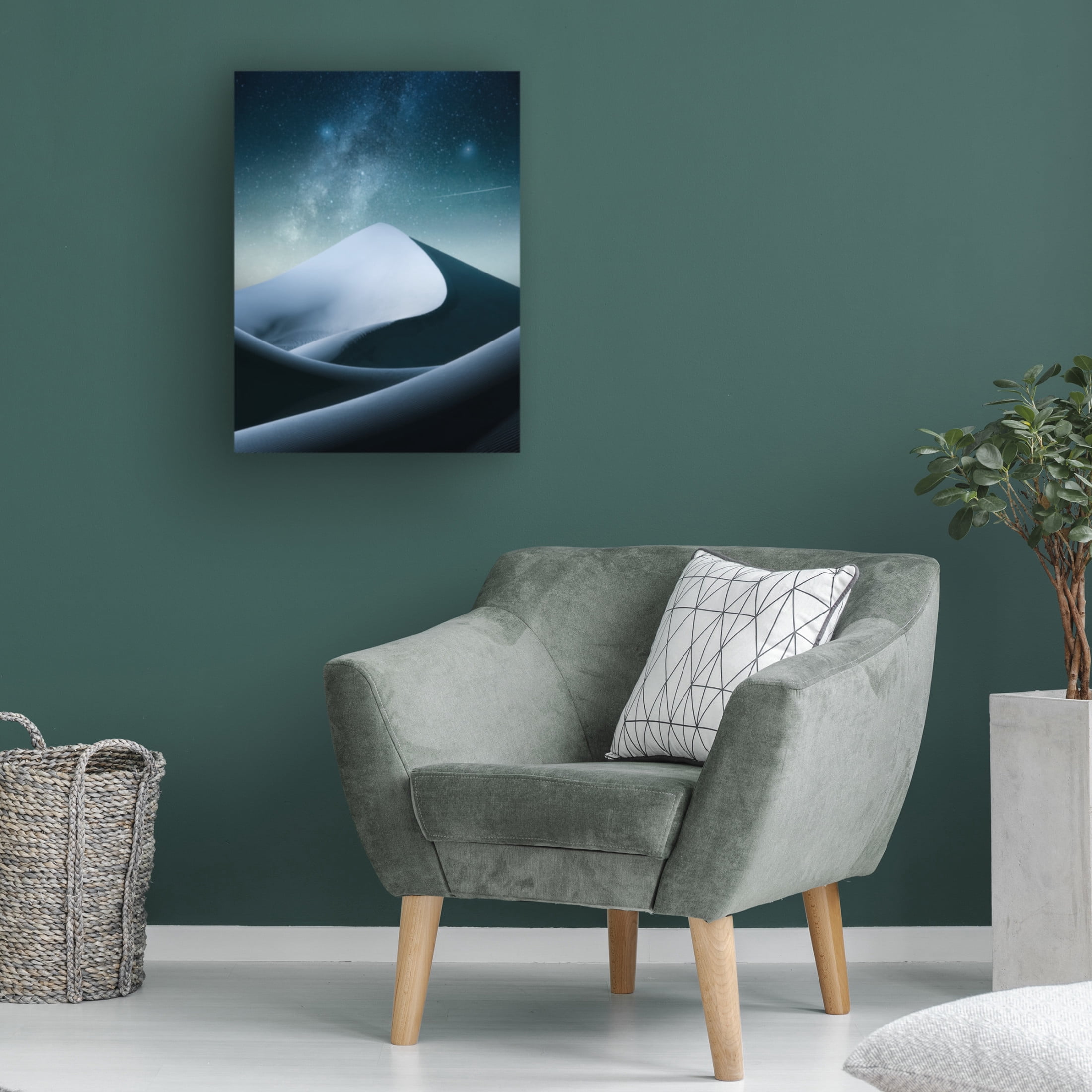 Trademark Fine Art Hamed Qane Zarrin Night Canvas Wall Art