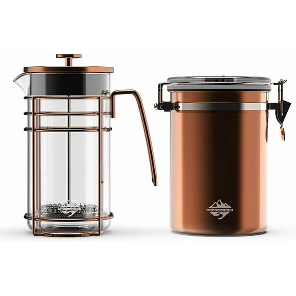 French Coffee Press Small Maker Manual Set Cafetera Tea Steel Filter Stainless Steel 34 Ounce/1 Liter 9917-C001-04