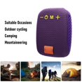 thumbnail image 3 of Altavoz Para Bicicleta, Altavoz Portátil Resistente Al Agua Con Emparejamiento Estéreo Inalámbrico Verdadero Con Radio FM Para Ciclismo, Camping Y Senderismo, 3 of 7
