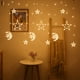thumbnail image 3 of Wosthever 1 Juego de luces de cadena con batería, decoraciones para el hogar, accesorios de iluminación, lámparas creativas de estrellas para Navidad, Iluminación navideña Blanco cálido Tipo 2 Wosthever HA060601-02B, 3 of 6