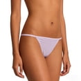 thumbnail image 6 of Lunuaoe Women's Low Rise String Bikini Panties, Thin Strap High Cut Briefs, Breathable Cotton Crotch Underwear, 6 of 8