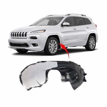 AM Autoparts Front Right Inner Fender Liner For 2019-2022 Jeep Cherokee – Black Plastic (CH1249201)