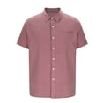 thumbnail image 6 of Ashirexll Summer Shirts for Men, Button up Shirt Men, Plus Size Turndown Collar Button up Shirts Short Sleeve Summer Casual Shirts with Pocket, 6 of 6