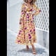 thumbnail image 5 of Vestido Bohemio Informal de Larga con Escote en V Profundo para Mujer Amarillo S, 5 of 10